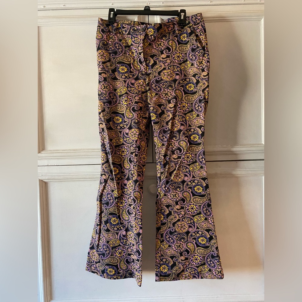 ModCloth Flare Paisley Pants
